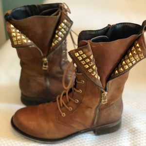 Steve Madden combat boots